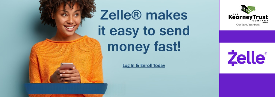 Zelle Banner Blue